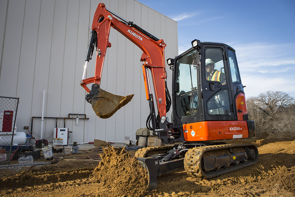 Kubota KX033-4 Compact Excavator | Versatile & Powerful