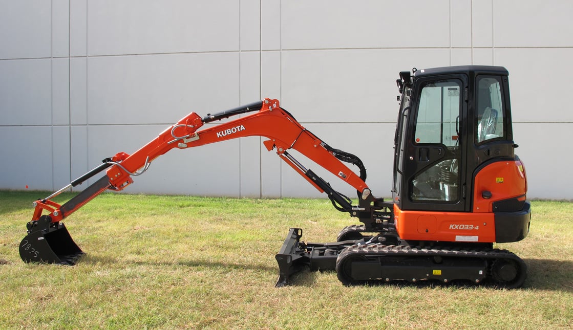 Kubota KX033-4 Compact Excavator | Versatile & Powerful