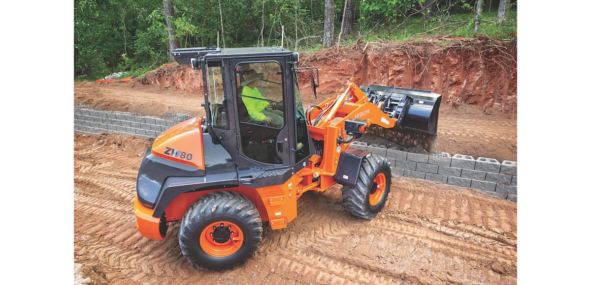 Hitachi ZW80 compact wheel loader