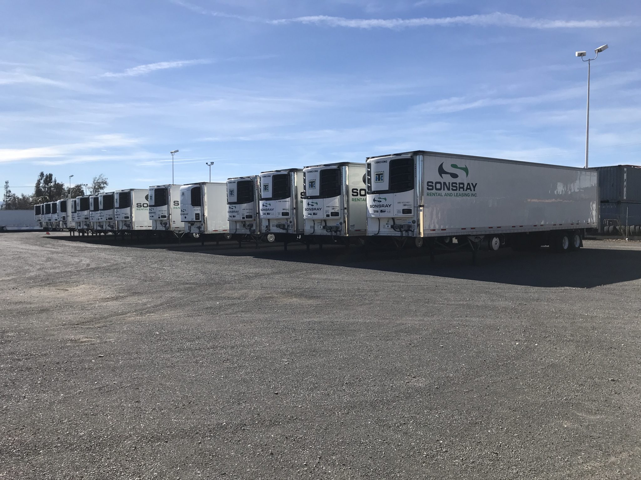 Stationary Storage Refrigerated Trailers