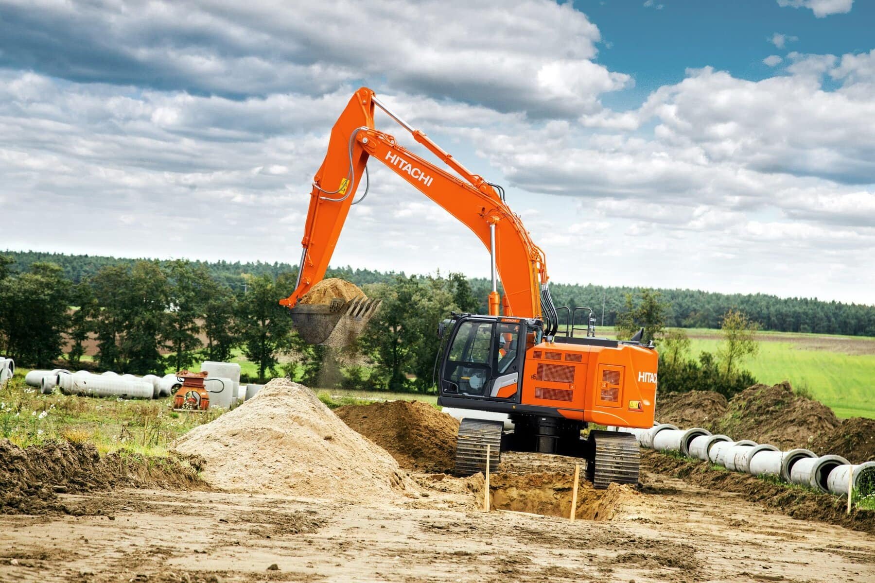 タカラガイ Hitachi - Mid Size Excavators - ZX345USLC - 7H - Sonsray Machinery
